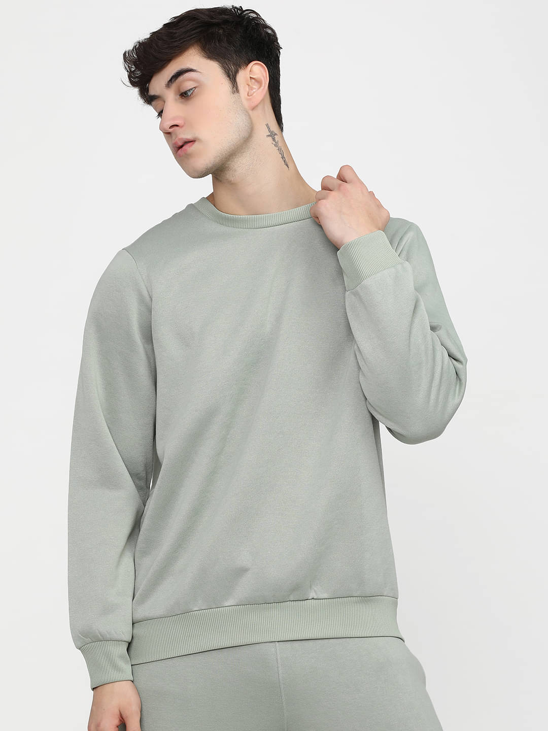     			Highlander Polyester Round Neck Men's Sweatshirt - Green ( Pack of 1 )