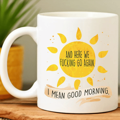     			InShreys Happy Morning Graphic Ceramic Coffee Mug 330 mL ( Pack of 1 )