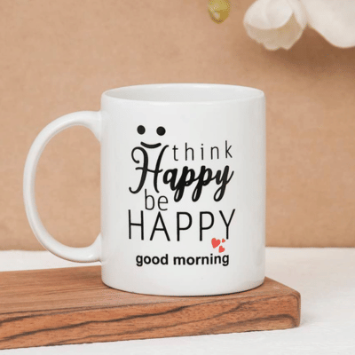     			InShreys Happy Morning Graphic Ceramic Coffee Mug 330 mL ( Pack of 1 )