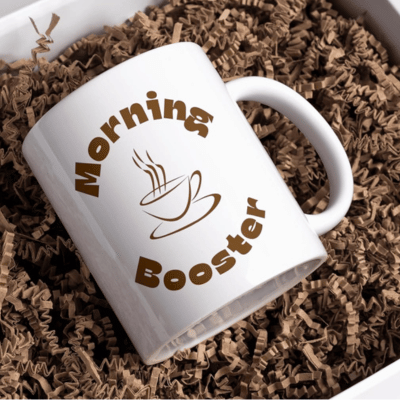 InShreys Morning Booster Graphic Ceramic Coffee Mug 330 mL ( Pack of 1 ) InShreys Morning Booster Graphic Ceramic Coffee Mug 330 mL ( Pack of 1 )