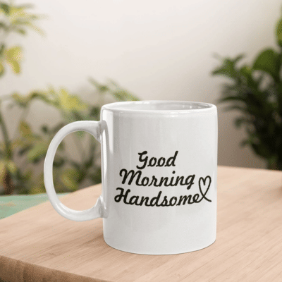 InShreys Morning Handsome Graphic Ceramic Coffee Mug 330 mL ( Pack of 1 )     			InShreys Morning Handsome Graphic Ceramic Coffee Mug 330 mL ( Pack of 1 )