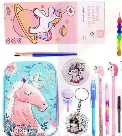 KRIPANIDAN STATIONARY ITEMS Unicorn Pouch With Stationery Pen Pencil Combo Set Stationery Supplies Pack For Kids School Supplies (STATIONERY FOR KIDS ) KRIPANIDAN STATIONARY ITEMS Unicorn Pouch With Stationery Pen Pencil Combo Set Stationery Supplies Pack For Kids School Supplies (STATIONERY FOR KIDS )