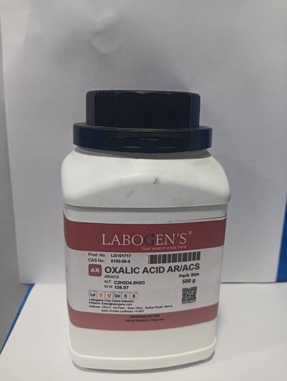     			LABOGENS OXALIC ACID AR/ACS 500GM