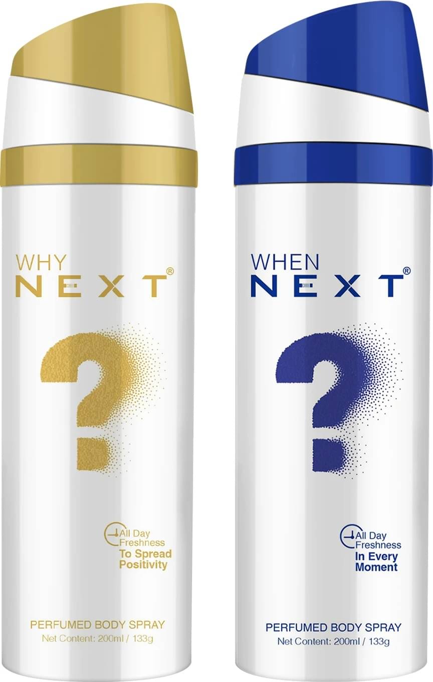     			Next Perfume Body Spray Perfume Body Spray for Unisex 400 ml ( Pack of 2 )