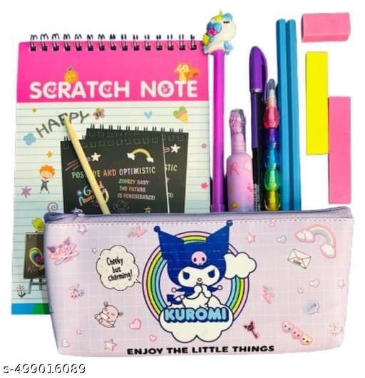     			(Pack of 13 Items) Stationery Combo for Kids Unicorn Theme with All Stationery, Party Favor Stationery Gifts, Birthday Gift Set for Kids Return Gift Set Unicorn Stationery
