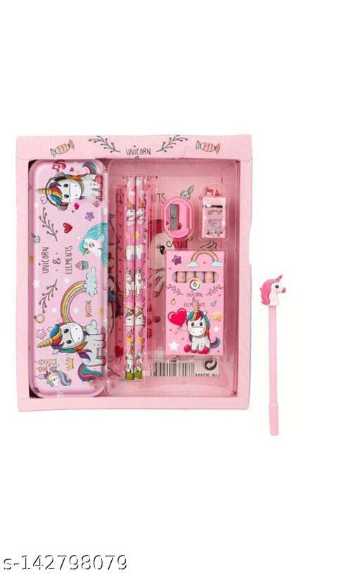     			(Pack of 32 Items) Stationery Combo for Kids Unicorn Theme with All Stationery, Party Favor Stationery Gifts, Birthday Gift Set for Kids Return Gift Set Unicorn Stationery