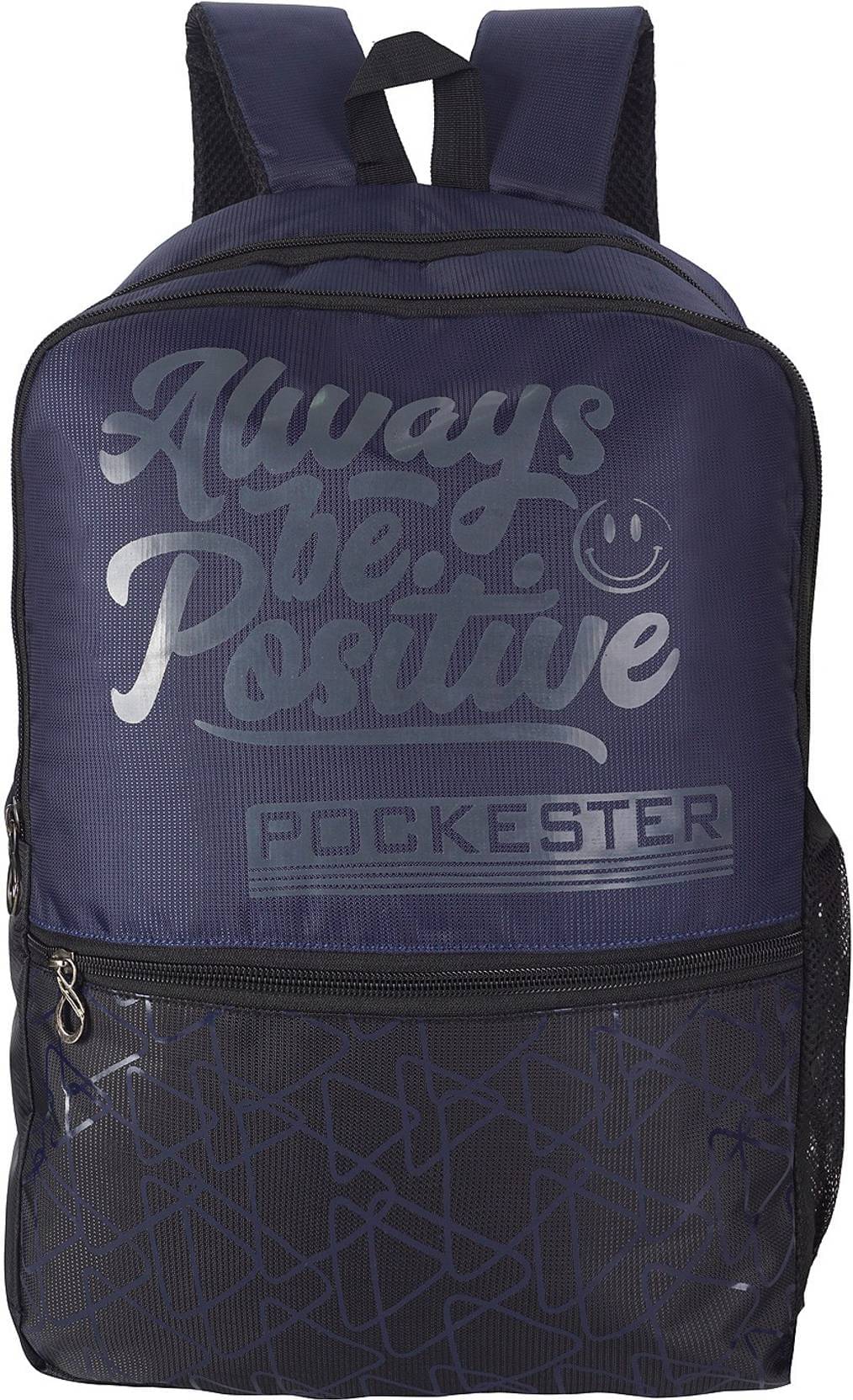     			Pockester 35 Ltrs Polyester Backpack *For Boys & Girls ( Blue )