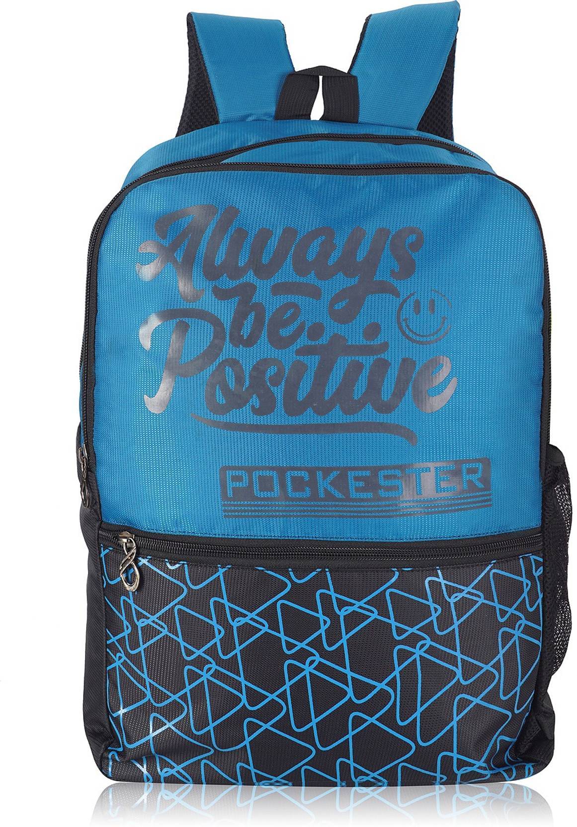     			Pockester 35 Ltrs Polyester Backpack *For Boys & Girls ( Teal )