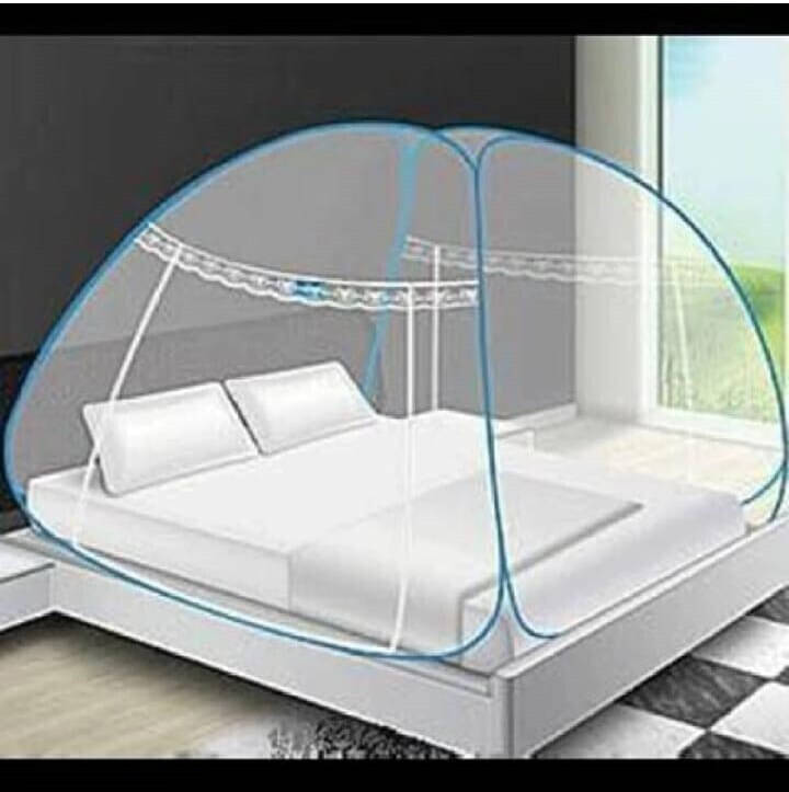     			SIFRA - Blue HDPE - High Density Poly Ethylene Tent Mosquito Net ( Pack of 1 )