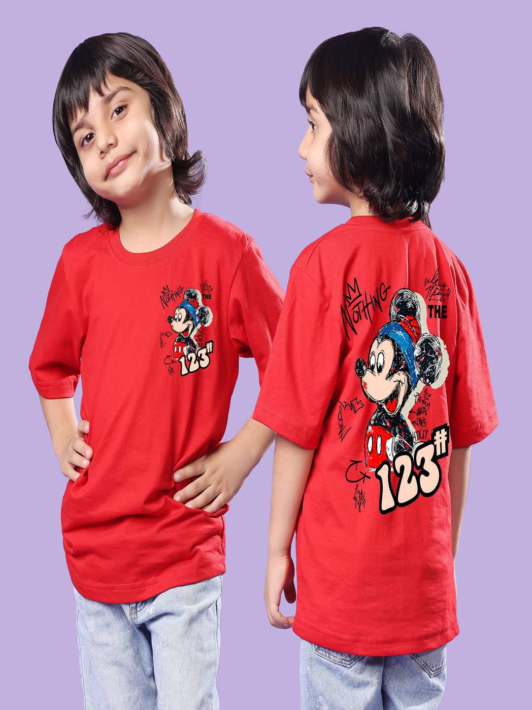     			SWIFTLY Pack of 1 Boys Cotton T-Shirt ( Red )