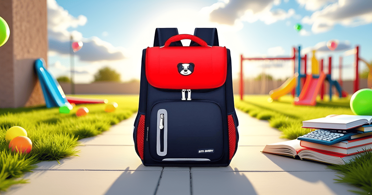     			Sageware Red Polyester Backpack For Kids