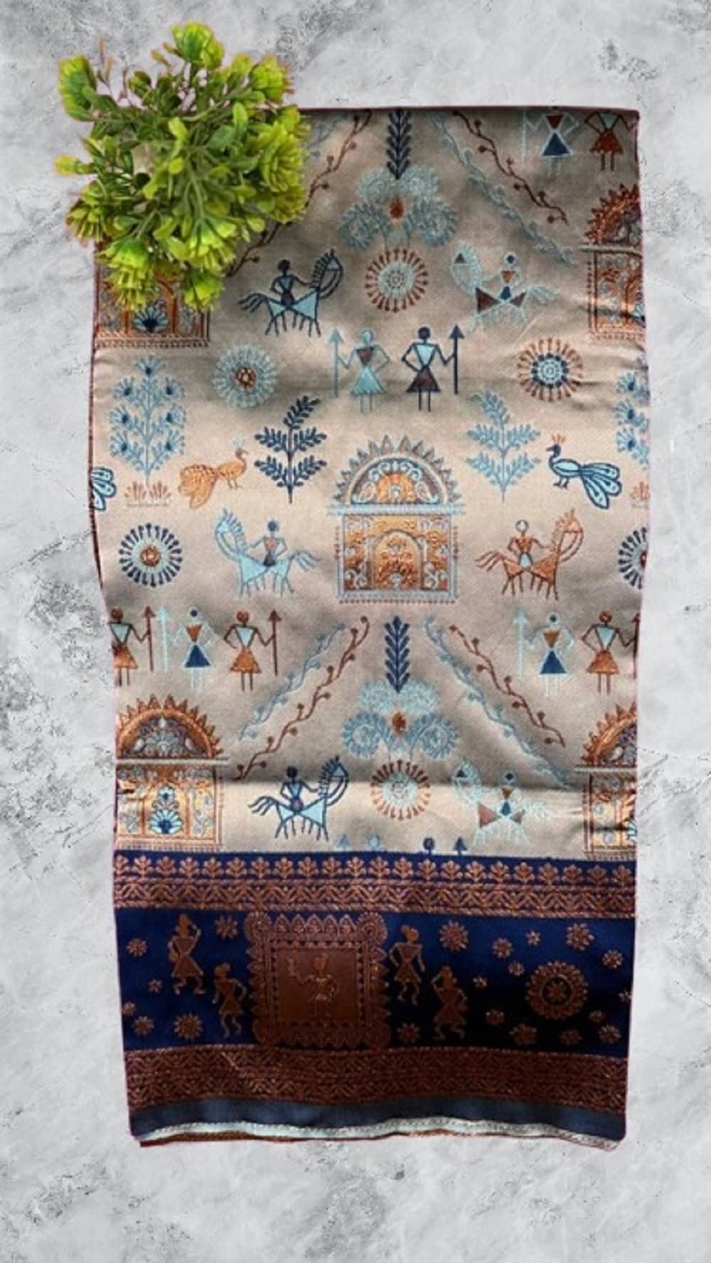 Semore Art Silk Solid Saree With Unstitched Blouse Piece ( Sky Blue ) Semore Art Silk Solid Saree With Unstitched Blouse Piece ( Sky Blue )