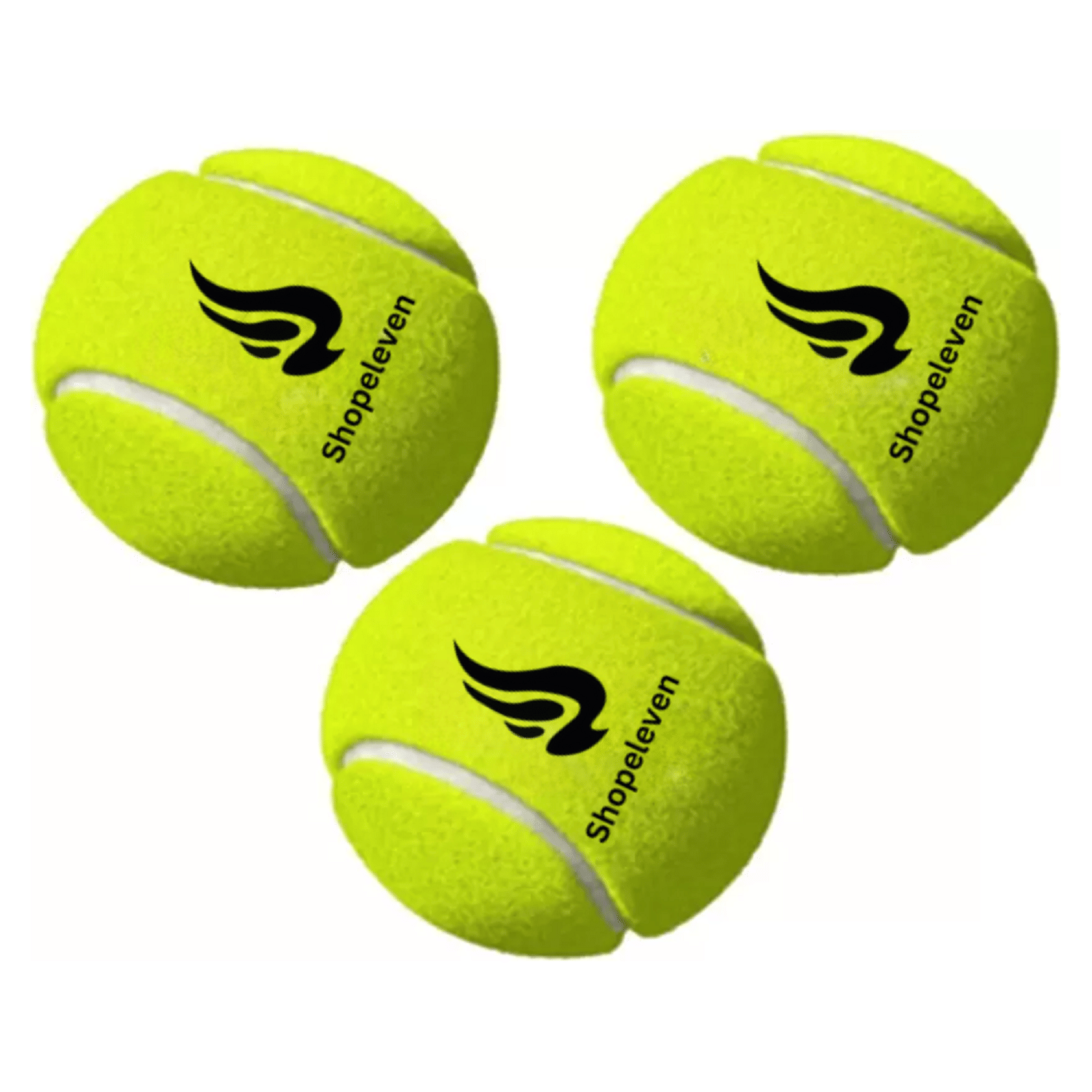 Shopeleven Green Rubber Cricket Ball ( Pack of 9 ) - Sports and Fitness Equipment | Buy online on ZillyBuy