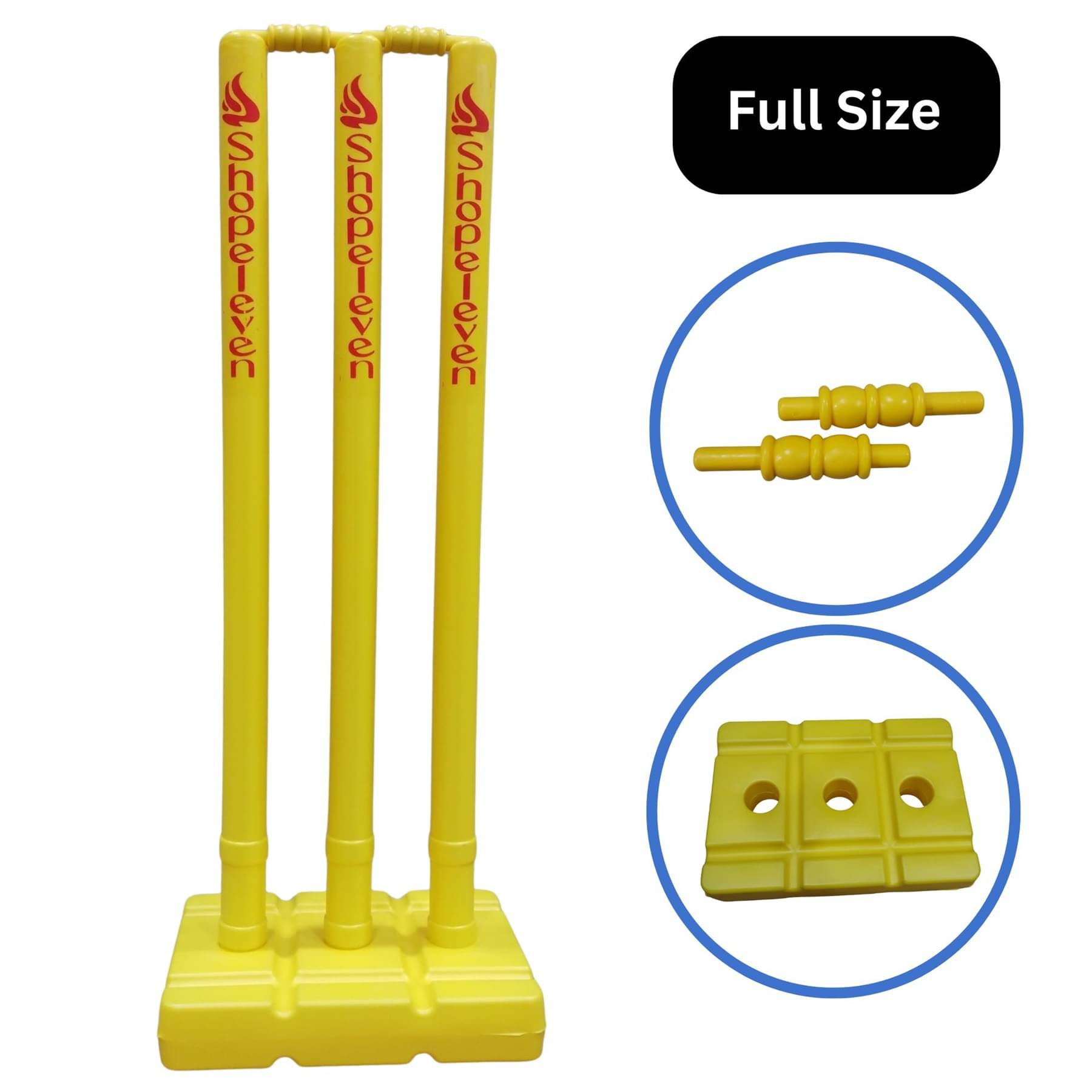     			Shopeleven Stumps & Bails ( Pack of 1 )