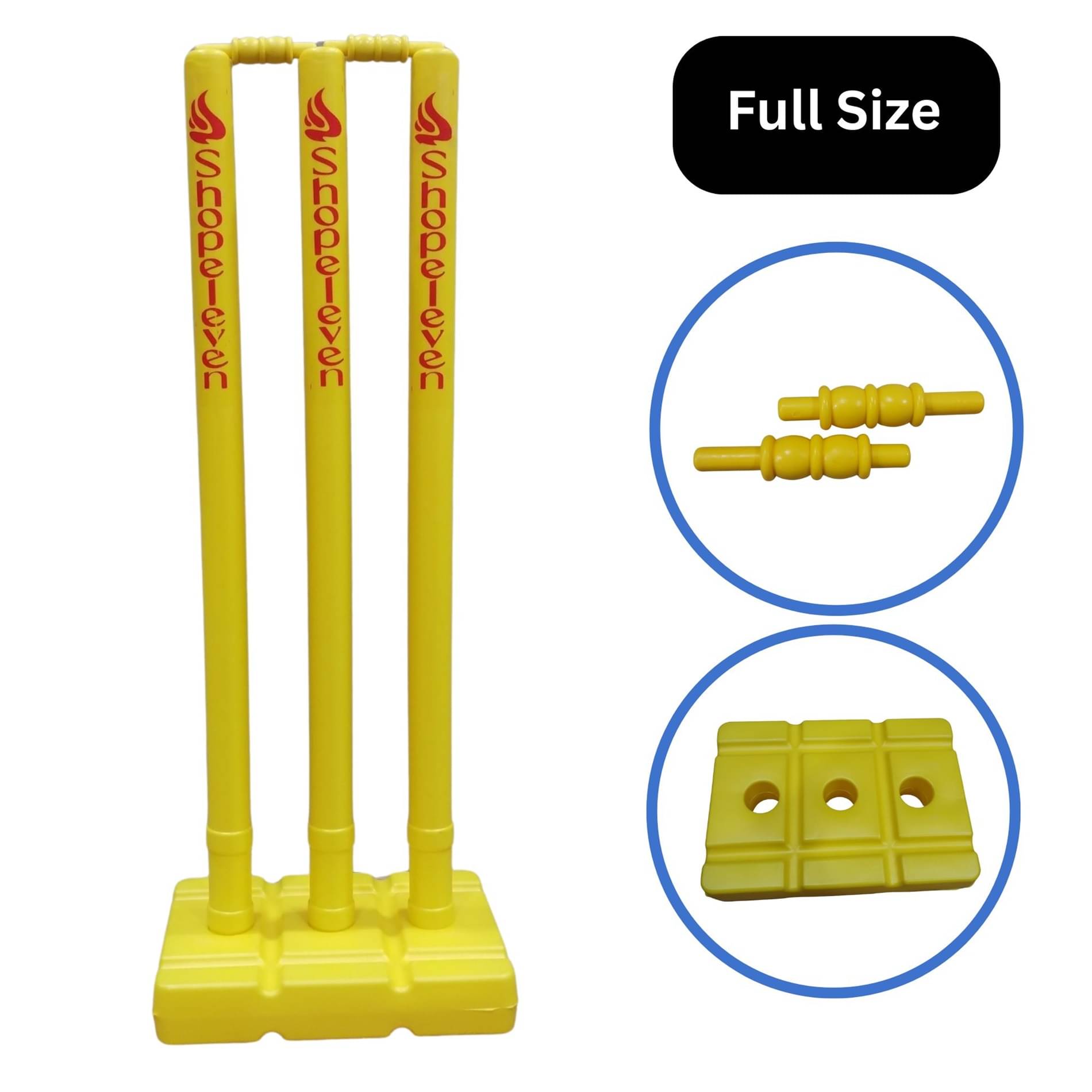     			Shopeleven Stumps & Bails ( Pack of 1 )