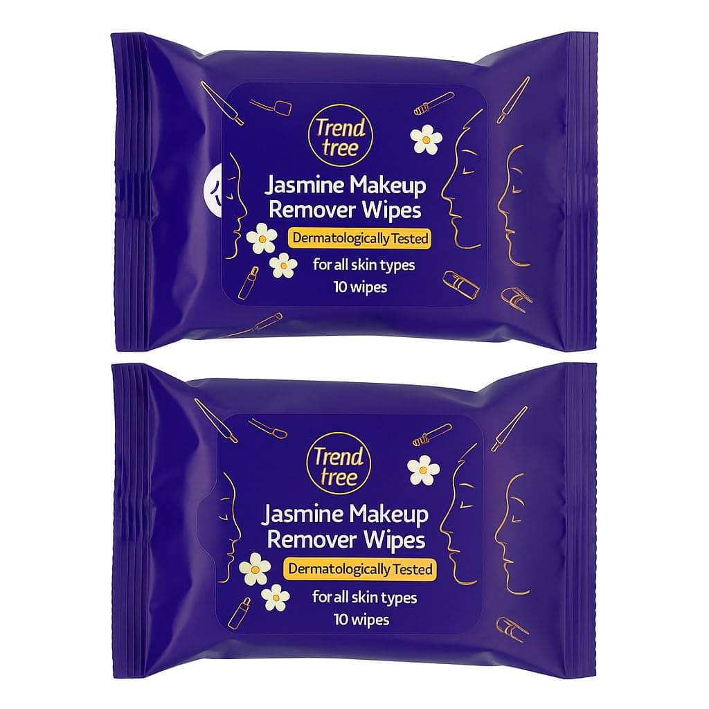     			TRENDTREE Jasmine Makeup Remover Wipes Wet Wipes ( 20 Pcs ) Pack of 2