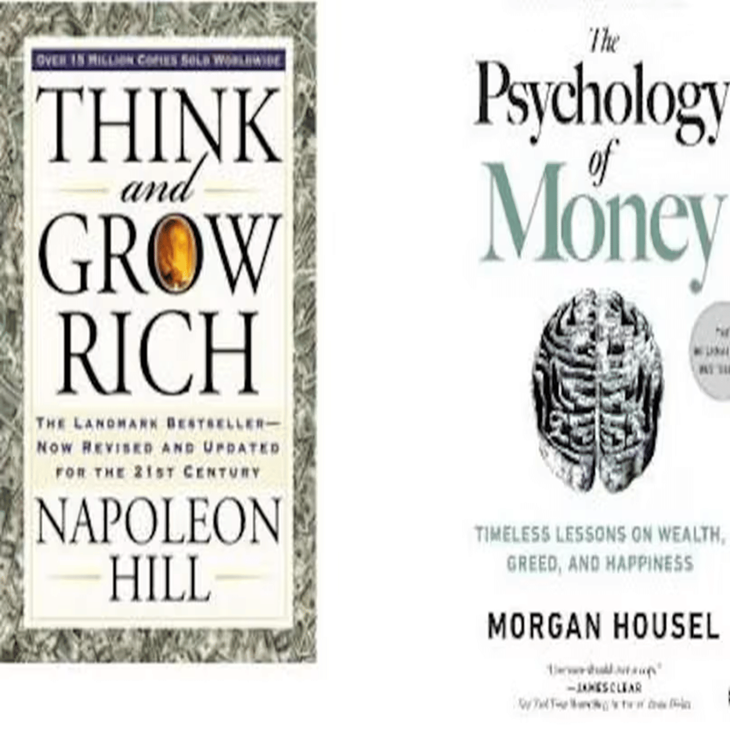 The Psychology of Money + Think and Grow Rich best seller novel The Psychology of Money + Think and Grow Rich best seller novel