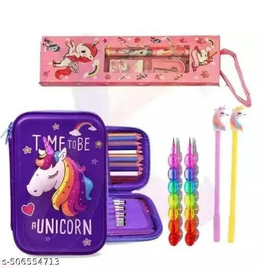 Time2Be Pouch With Pen Pencil Combo For Kids Birthday and Return Gift Set Time2Be Pouch With Pen Pencil Combo For Kids Birthday and Return Gift Set