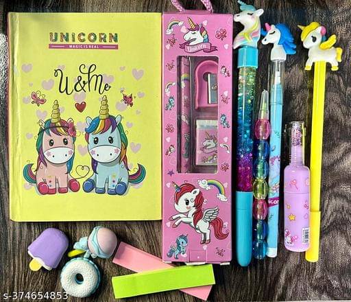Unicorn Fur Diary - Unicorn Fur Soft Plush Diary With Attached Zipper Pouch Pencil Box/Return Gift Combo For Girls Kids Unicorn Fur Diary - Unicorn Fur Soft Plush Diary With Attached Zipper Pouch Pencil Box/Return Gift Combo For Girls Kids