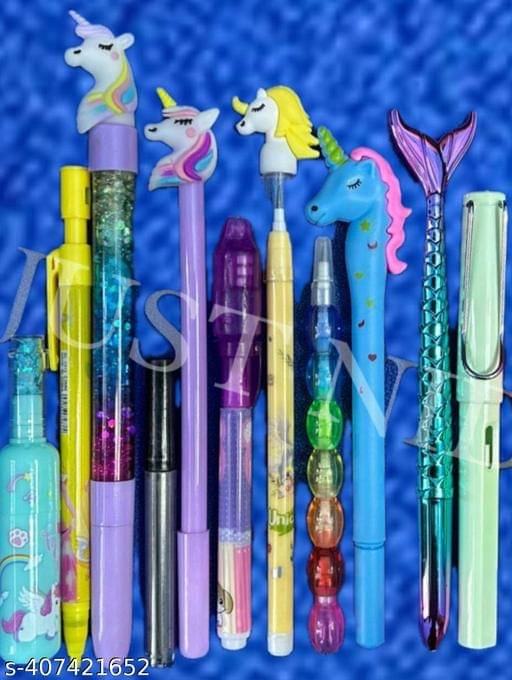    			Unicorn Stationary Set Pack of 12 - Multicolour - 3 to 10 Years - Multi Color