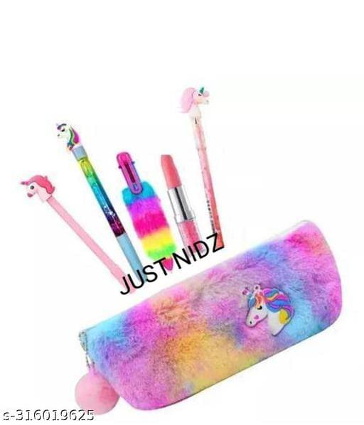     			Unicorn staionery Set Theme Combo of 7pcs, Unicorn Stationery Set for Kids, School Stationery Set Best Birthday & Return Gift Set for Girls & Kids