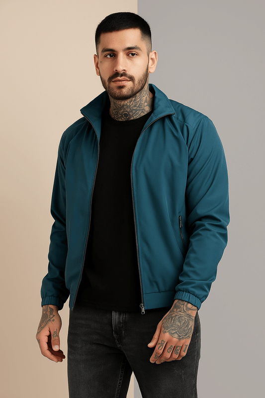 VOXATI Polyester Men's Windcheater Jacket - Blue ( Pack of 1 ) VOXATI Polyester Men's Windcheater Jacket - Blue ( Pack of 1 )