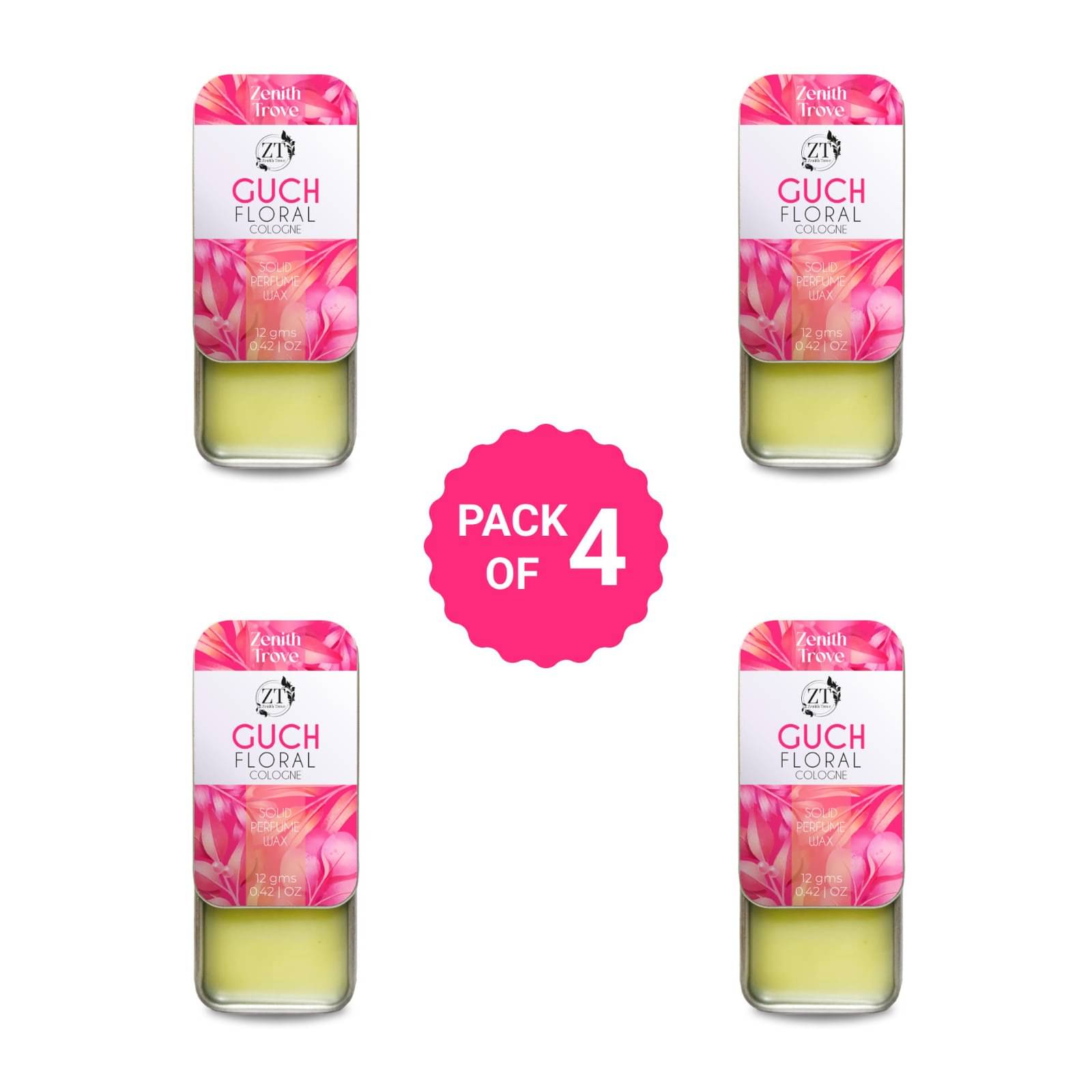Zenith Trove Eau De Cologne (EDC) Floral Mild -Fragrance For Unisex ( Pack of 4 ) Zenith Trove Eau De Cologne (EDC) Floral Mild -Fragrance For Unisex ( Pack of 4 )