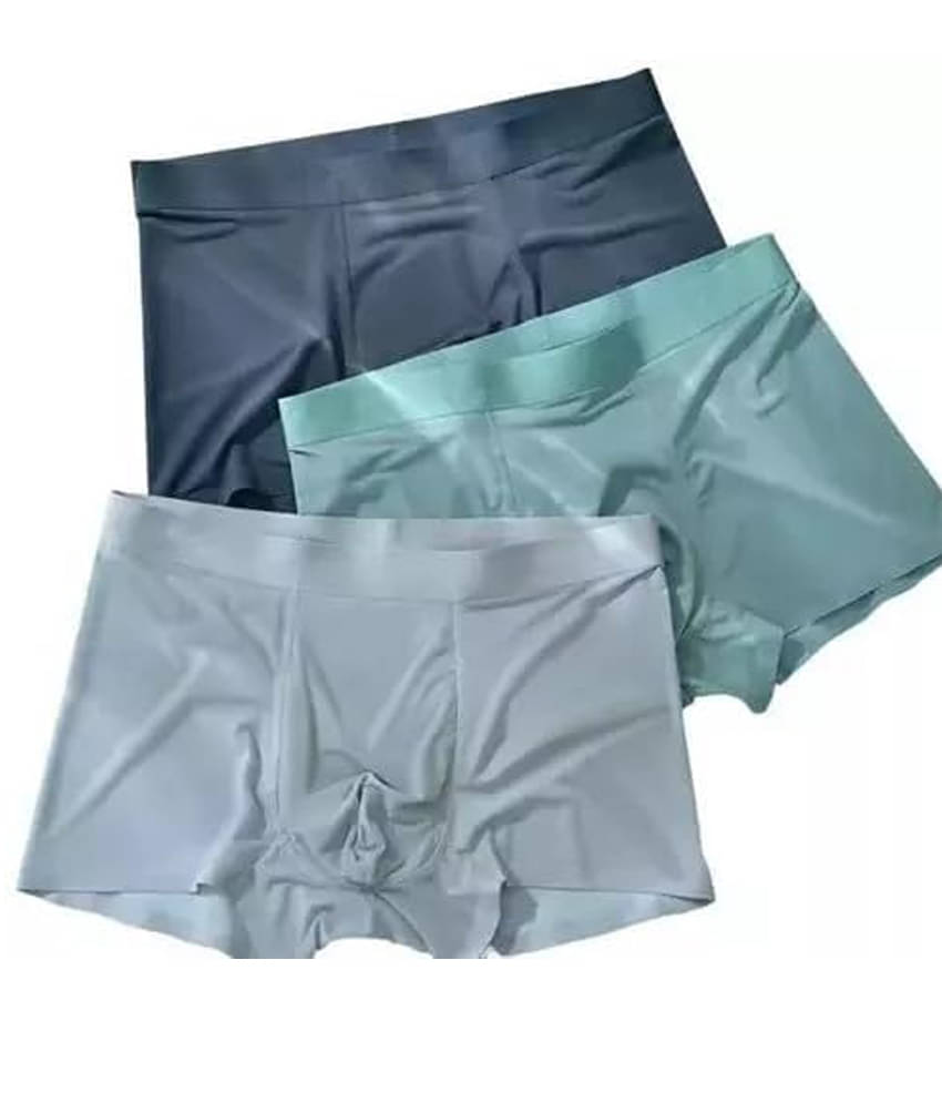    			kneela Pack of 3 Lycra Briefs For Men's ( Multicolor )