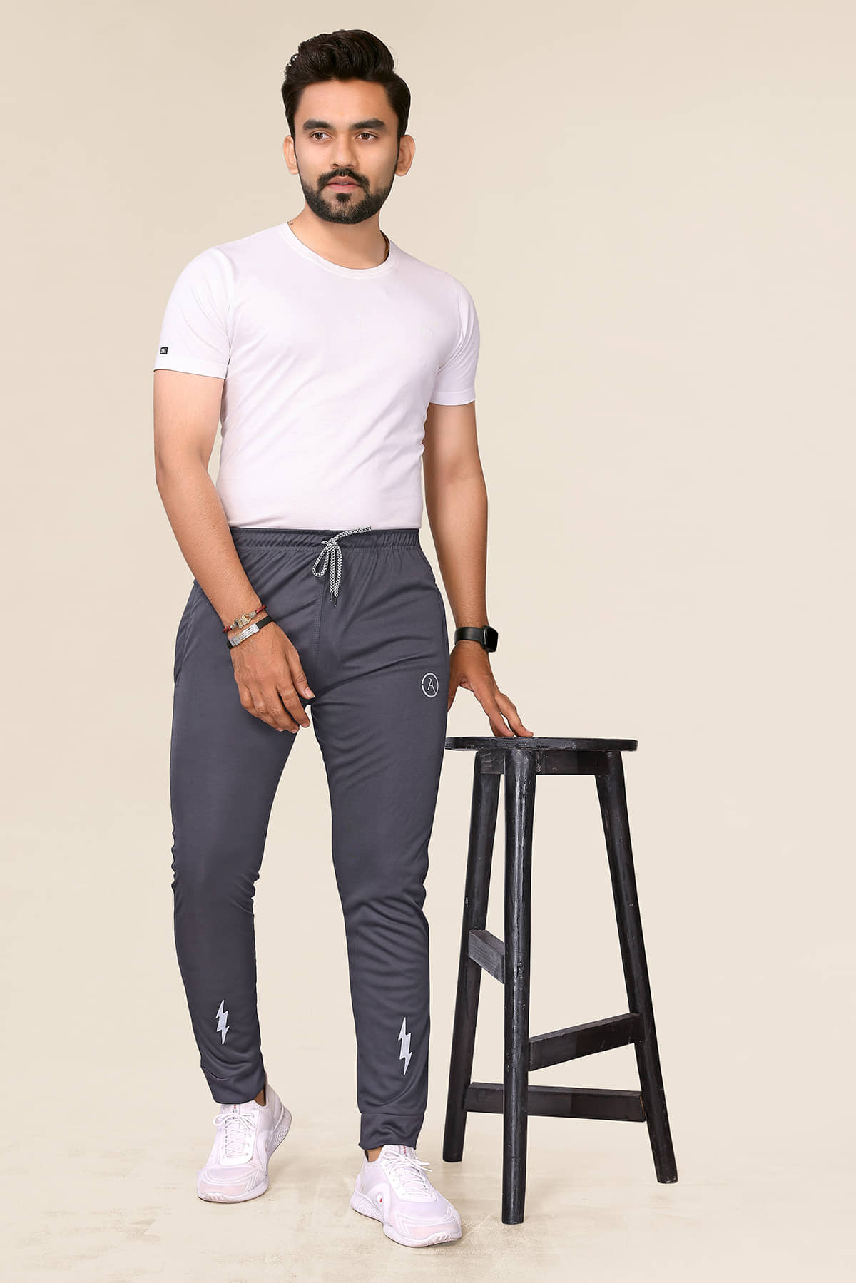 ANAND SAREES Grey Lycra Men's Trackpants ( Pack of 1 ) - Track Pants | Buy online on ZillyBuy