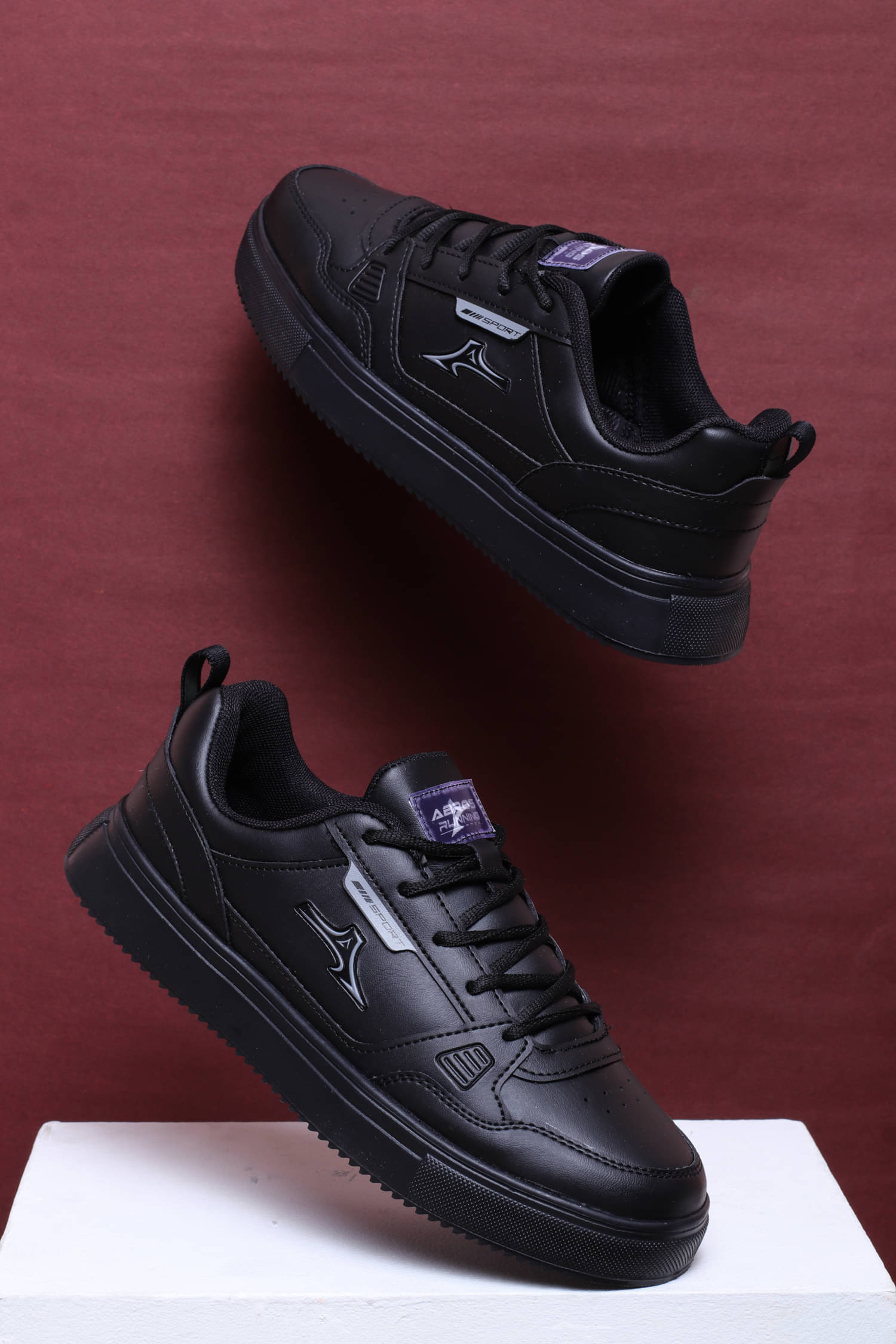     			Abros BOSTON-1 Black Men's Lifestyle Shoes