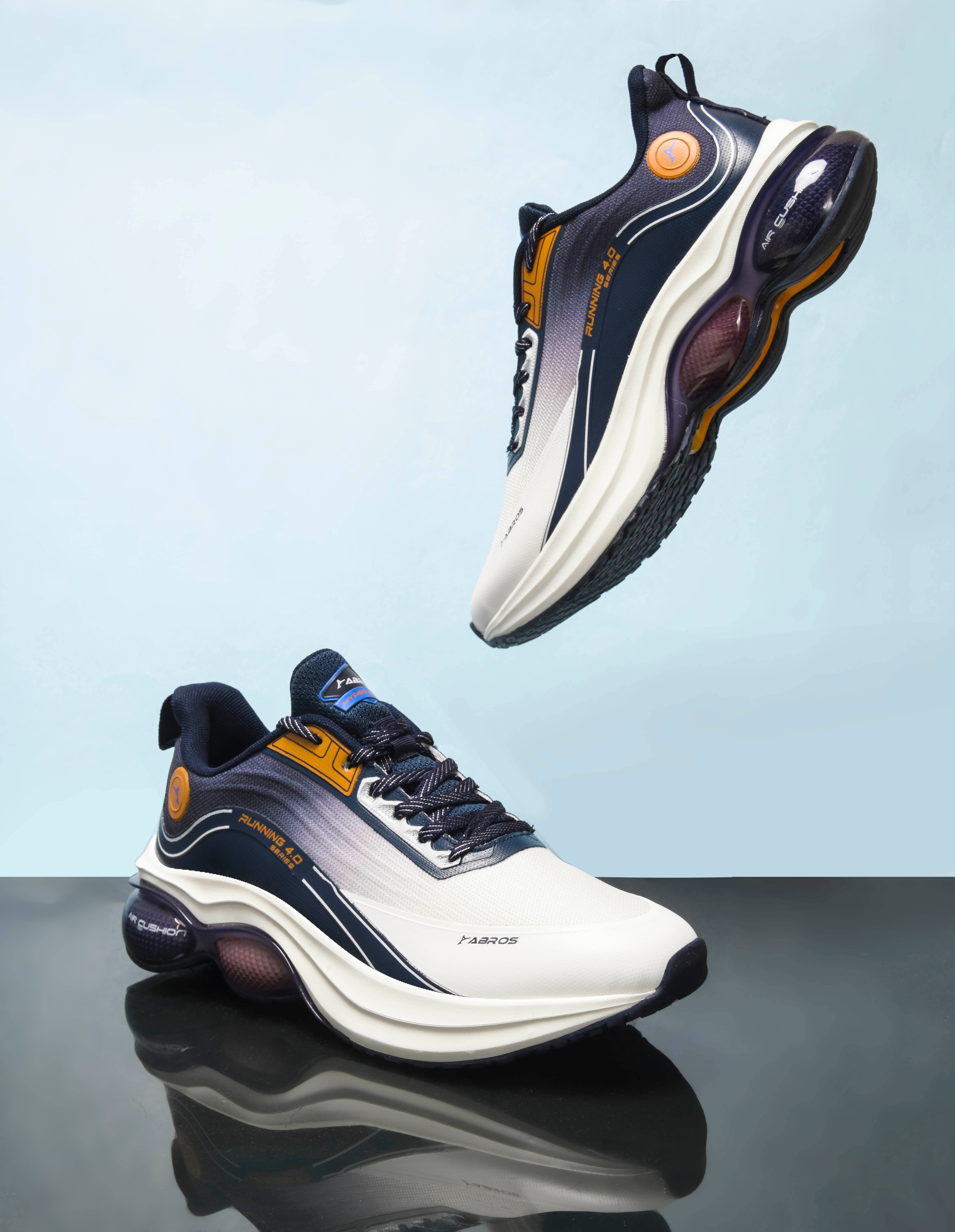 Abros LUFFY Off White Men's Sports Running Shoes Abros LUFFY Off White Men's Sports Running Shoes