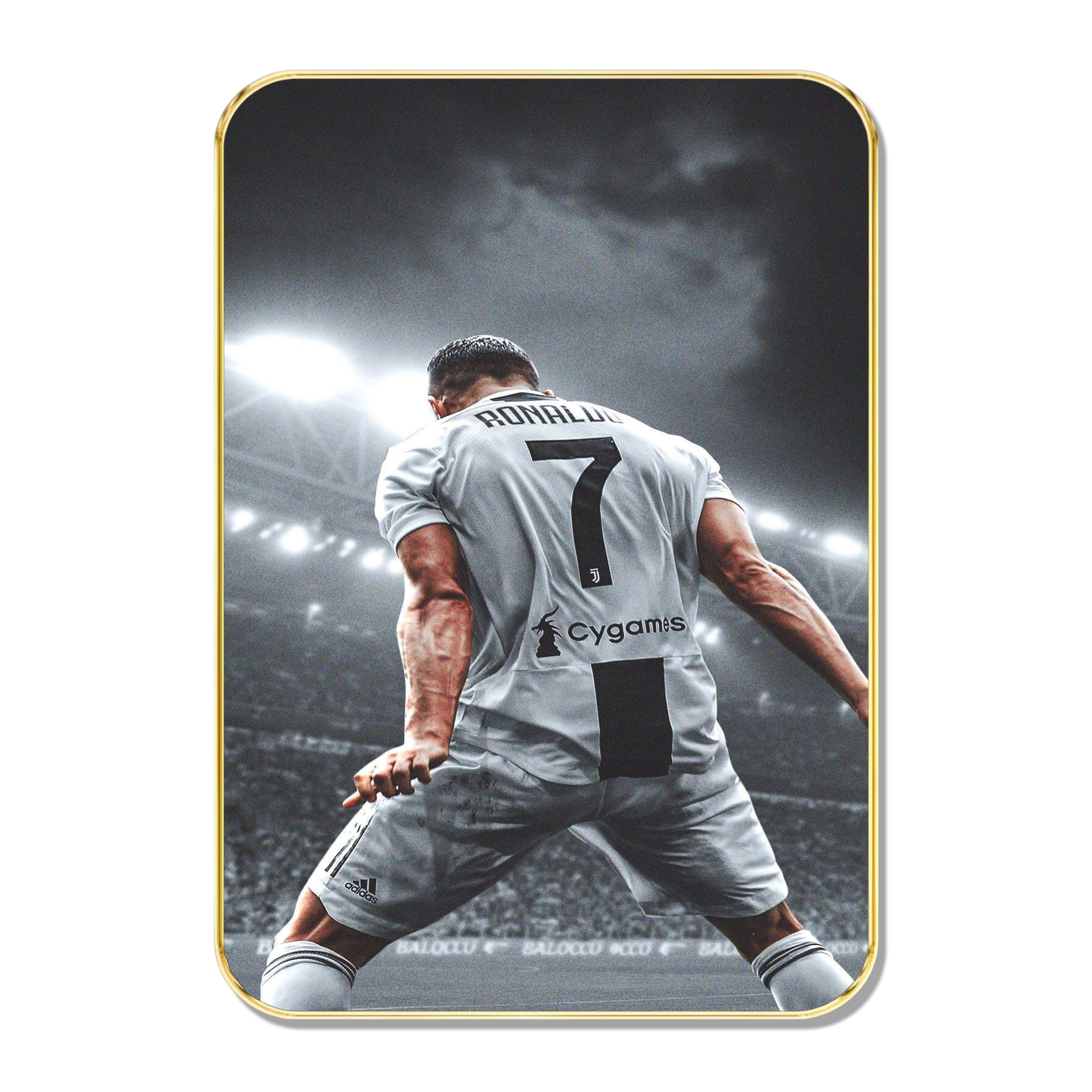 Cristiano Ronaldo Wall Art Painting – Iconic Celebration Pose Football Wall Frame | Motivational Sports Wall Art for Boys Room, Gym, Office | Stylish Golden Frame Decor Cristiano Ronaldo Wall Art Painting – Iconic Celebration Pose Football Wall Frame | Motivational Sports Wall Art for Boys Room, Gym, Office | Stylish Golden Frame Decor