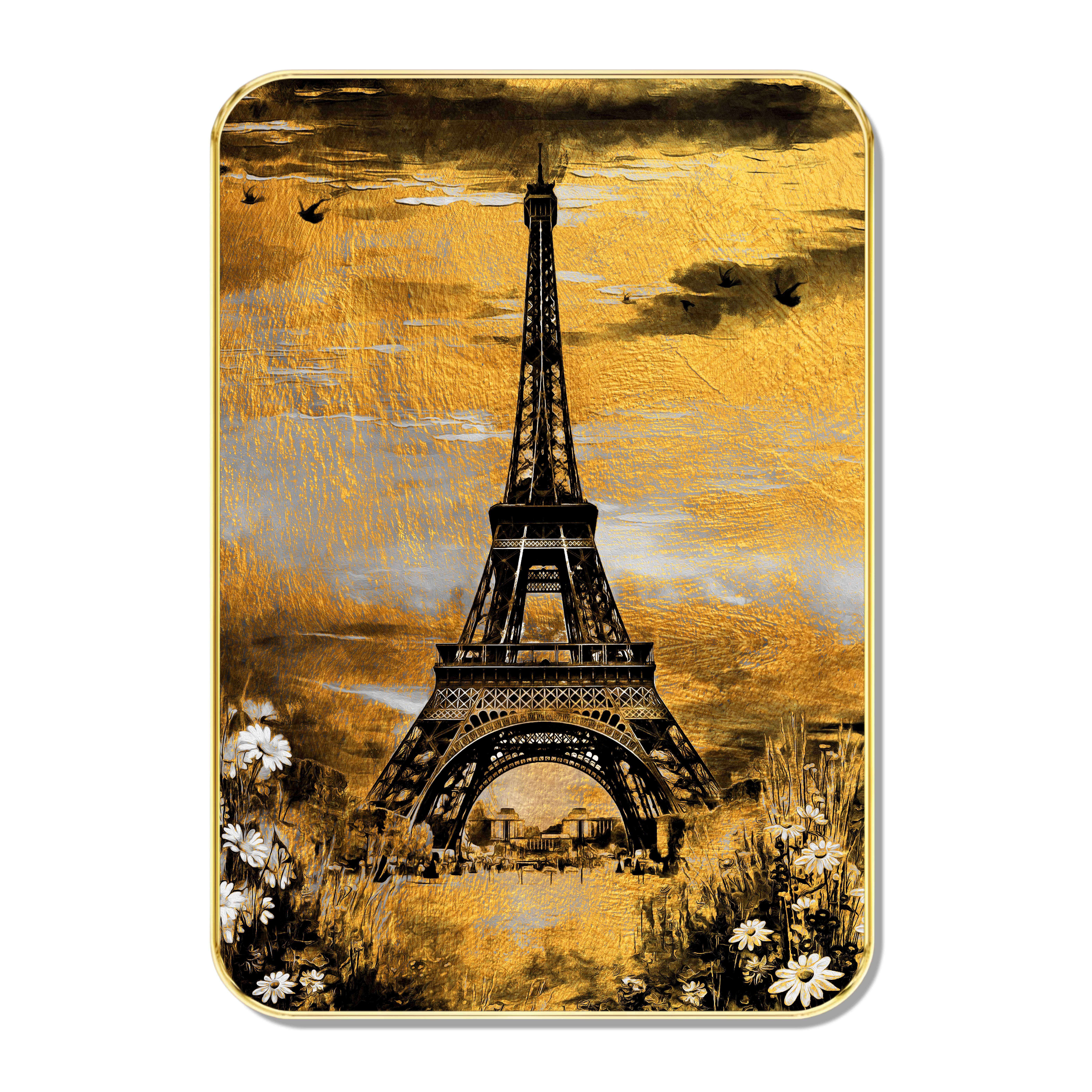 Golden Eiffel Tower Wall Art | Paris Landscape Decorative Framed Painting for Living Room, Bedroom, Office – Modern Artistic Home Decor Golden Eiffel Tower Wall Art | Paris Landscape Decorative Framed Painting for Living Room, Bedroom, Office – Modern Artistic Home Decor
