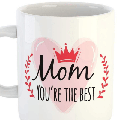     			In MOM-You're the Best Graphic Ceramic Coffee Mug 330 mL ( Pack of 1 )
