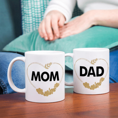     			InShreys MOM & DAD Graphic Ceramic Coffee Mug 330 mL ( Pack of 2 )