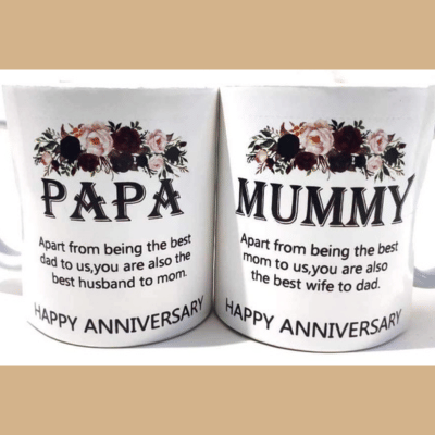     			InShreys PAPA & MUMMUY Graphic Ceramic Coffee Mug 330 mL ( Pack of 2 )