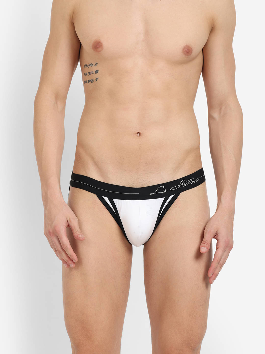 La Intimo Pack of 1 Cotton Blend Briefs For Men's ( White ) La Intimo Pack of 1 Cotton Blend Briefs For Men's ( White )