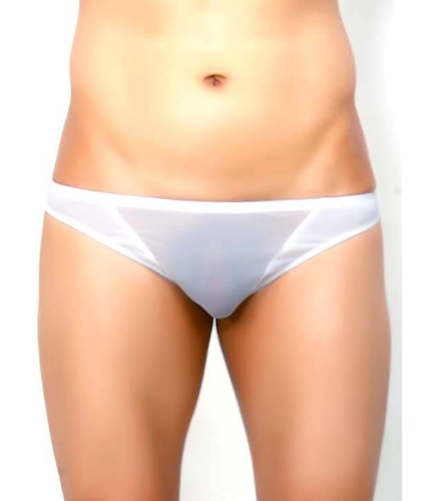     			La Intimo Pack of 1 Polyester Briefs For Men's ( White )