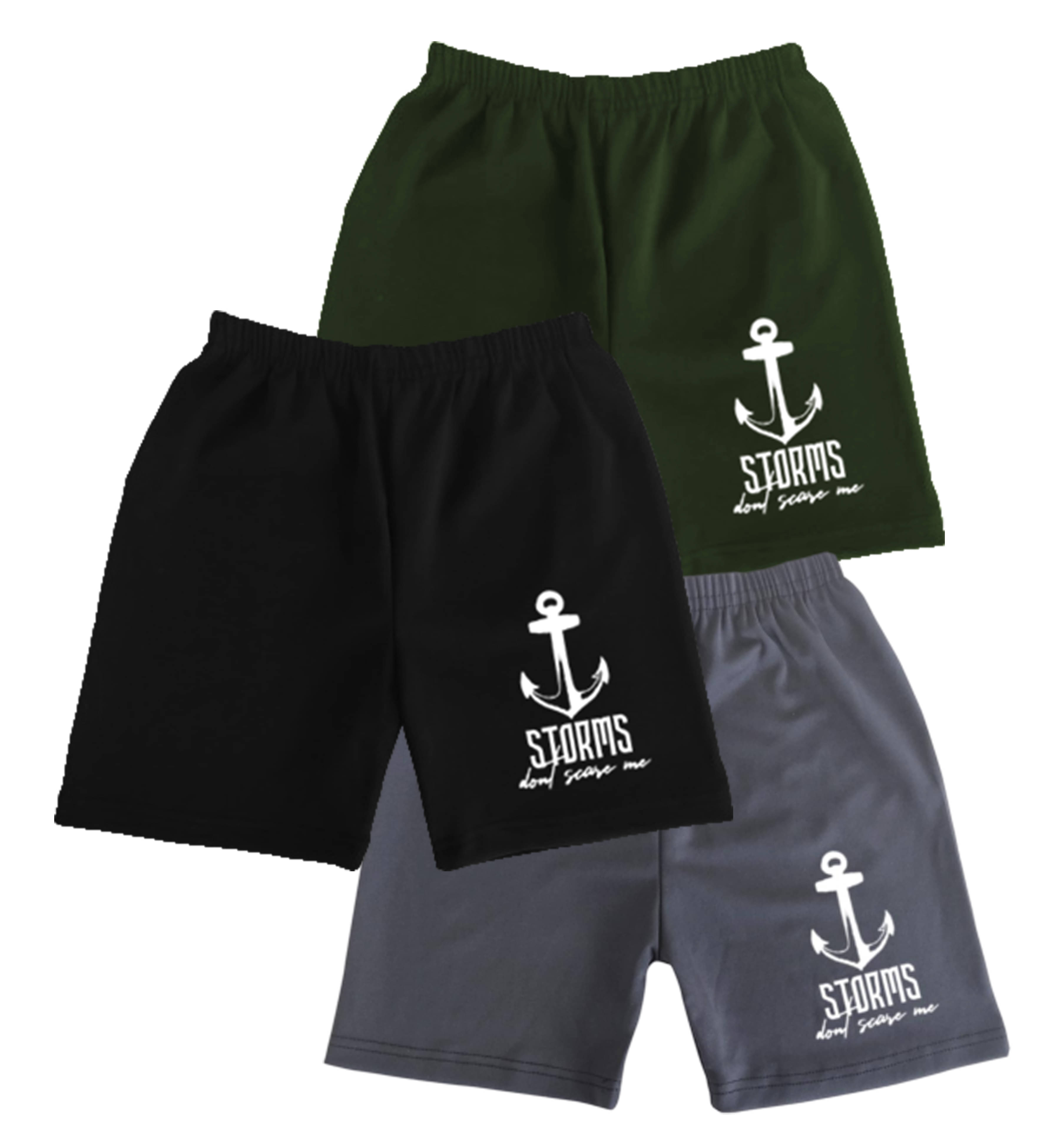     			RazcalJack Pack of 3 Polyester Shorts For Boys ( Multicolor 4 )
