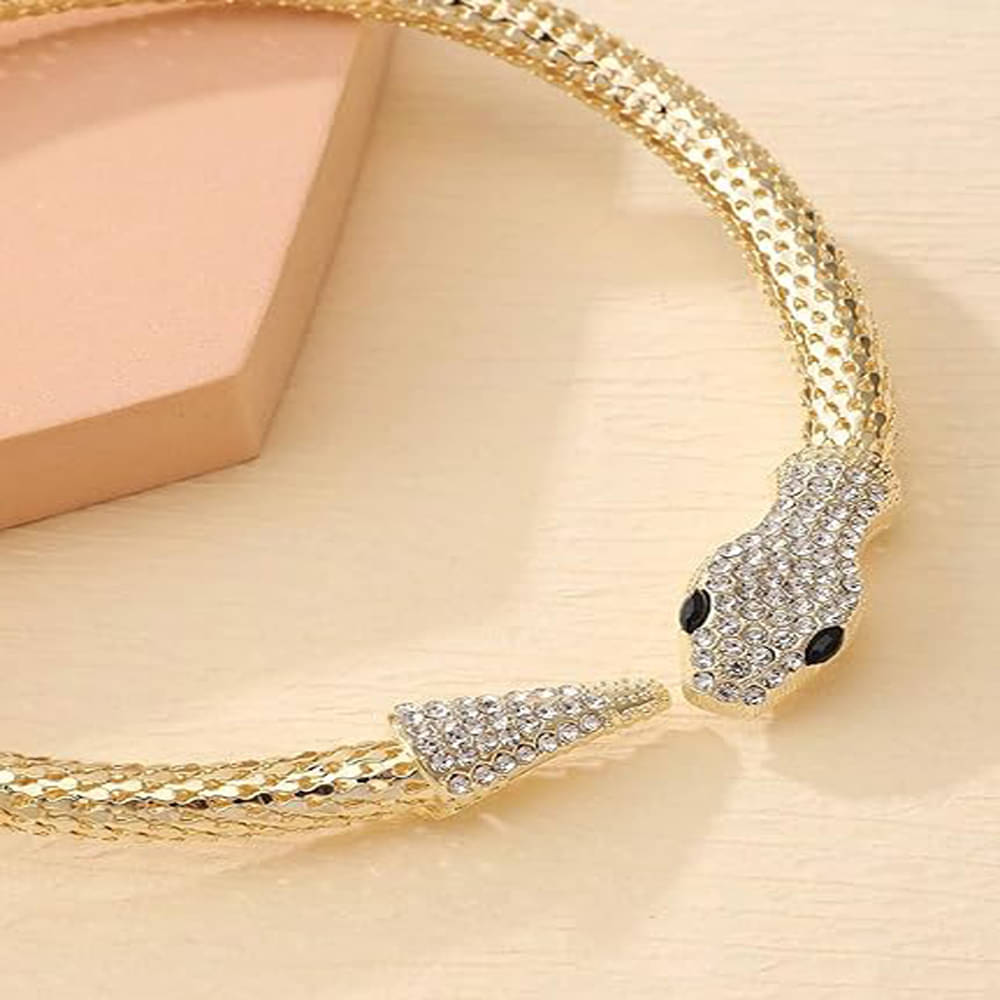     			Rhosyn Golden Stainless Steel Necklace ( Pack of 1 )