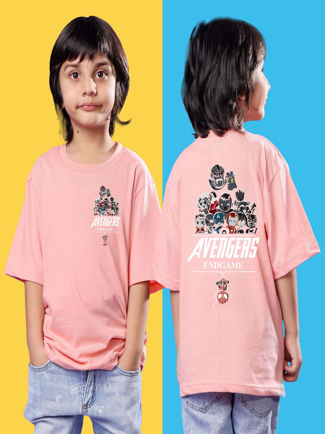     			SWIFTLY Pack of 1 Boys Cotton T-Shirt ( Peach )