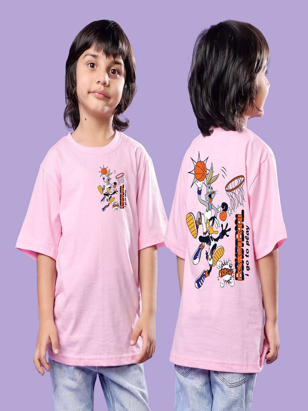     			SWIFTLY Pack of 1 Boys Cotton T-Shirt ( Pink )