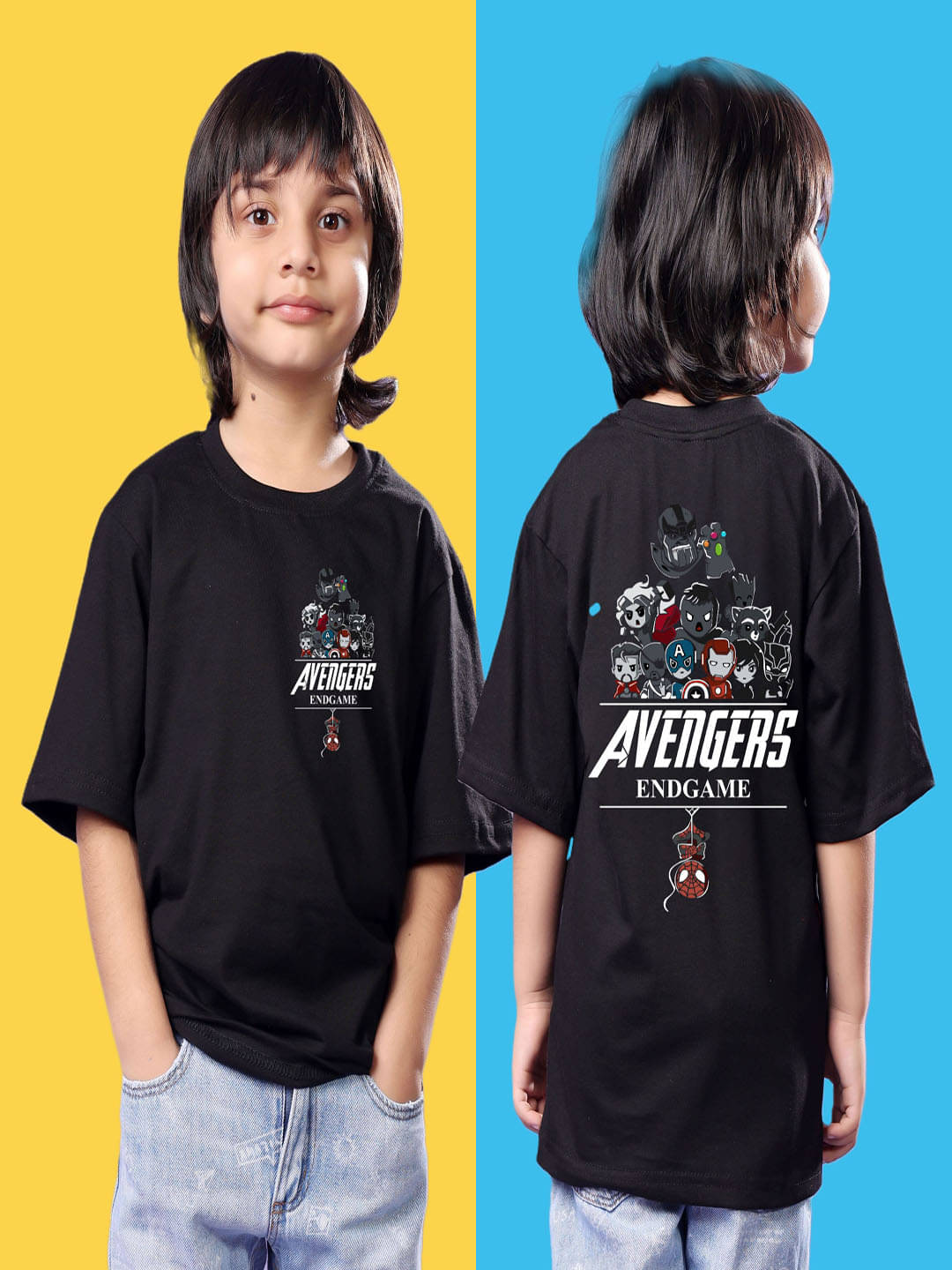     			SWIFTLY Pack of 1 Boys Cotton T-Shirt ( Black )