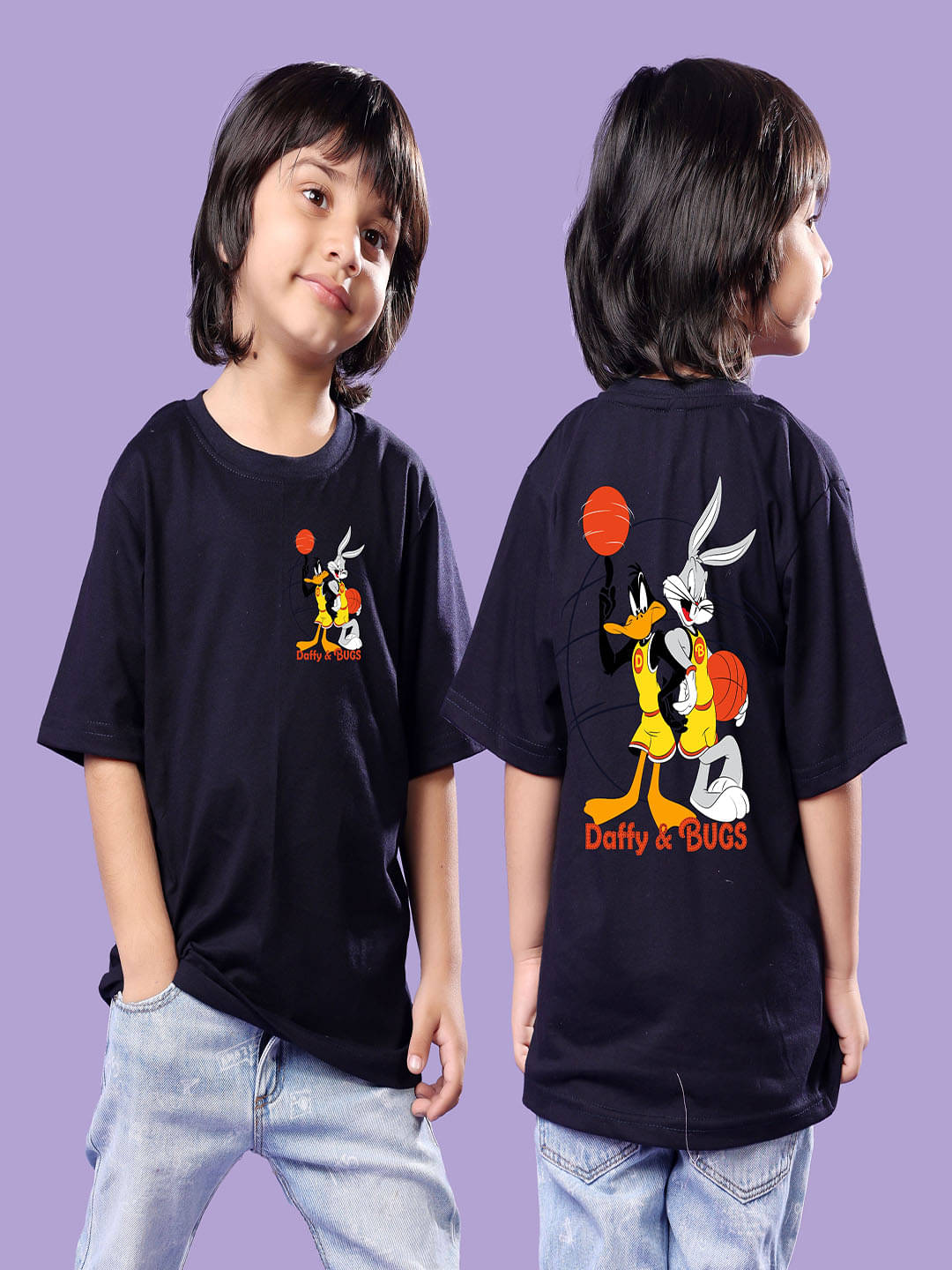     			SWIFTLY Pack of 1 Boys Cotton T-Shirt ( Navy )
