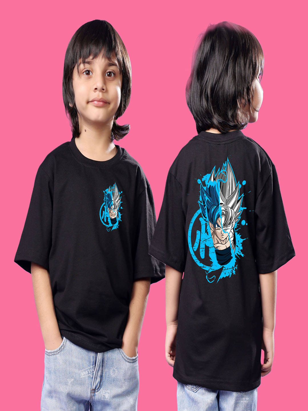     			SWIFTLY Pack of 1 Boys Cotton T-Shirt ( Black )