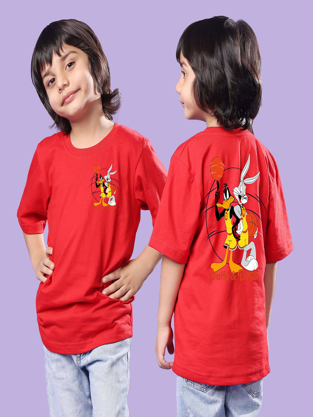     			SWIFTLY Pack of 1 Boys Cotton T-Shirt ( Red )