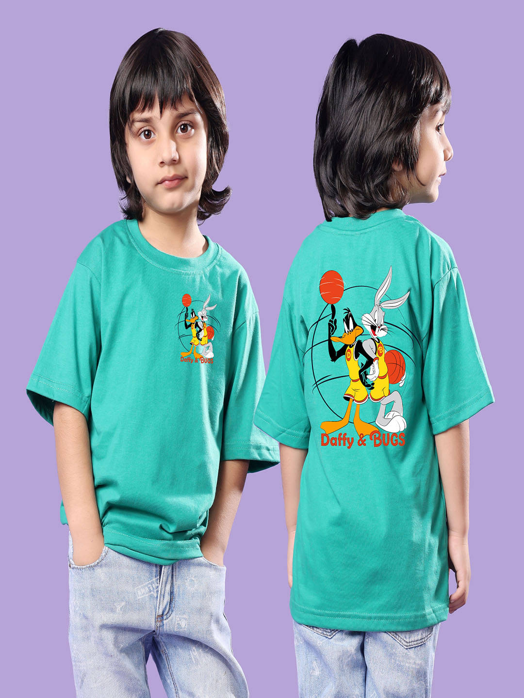     			SWIFTLY Pack of 1 Boys Cotton T-Shirt ( Teal )