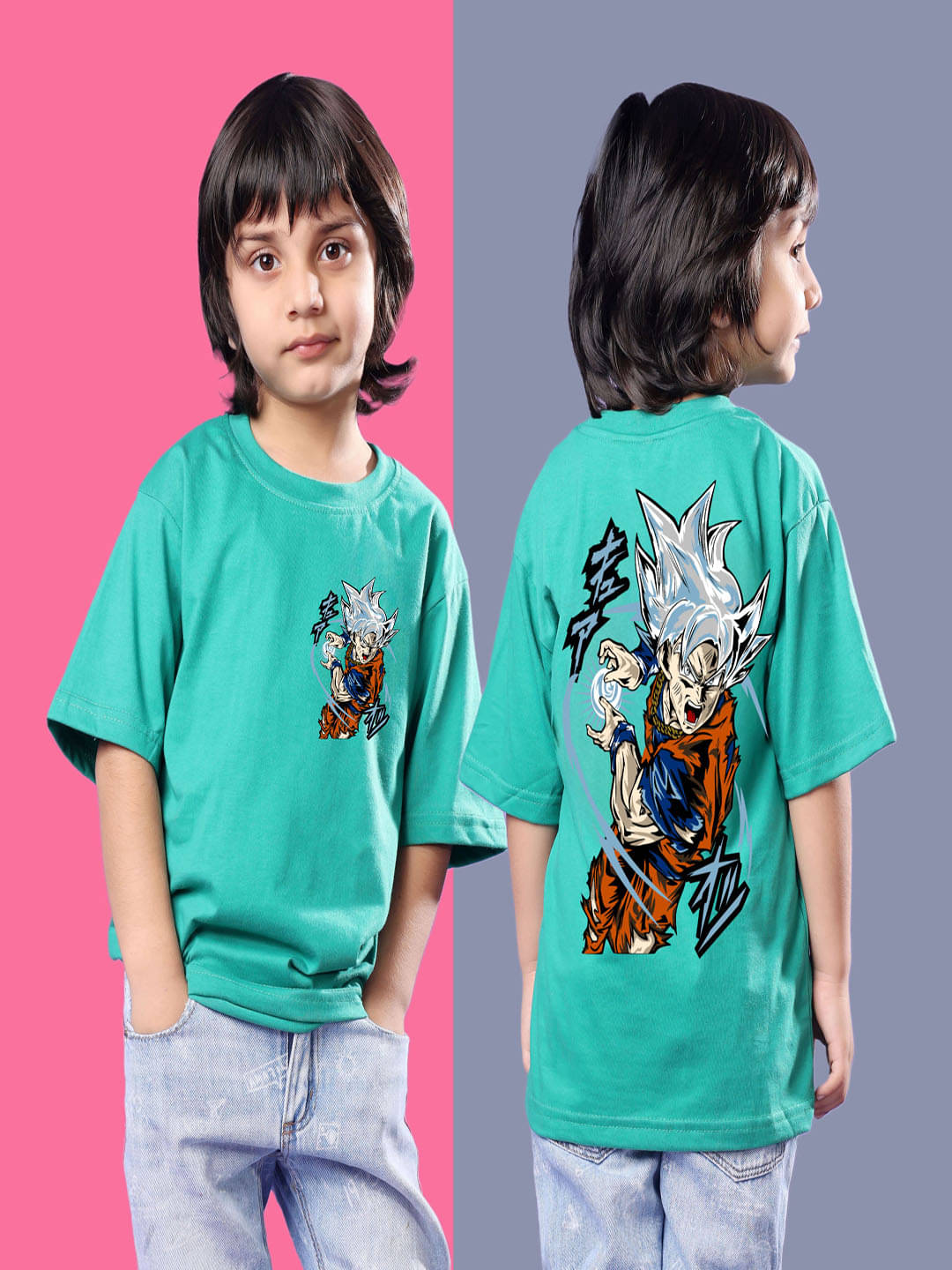     			SWIFTLY Pack of 1 Boys Cotton T-Shirt ( Teal )
