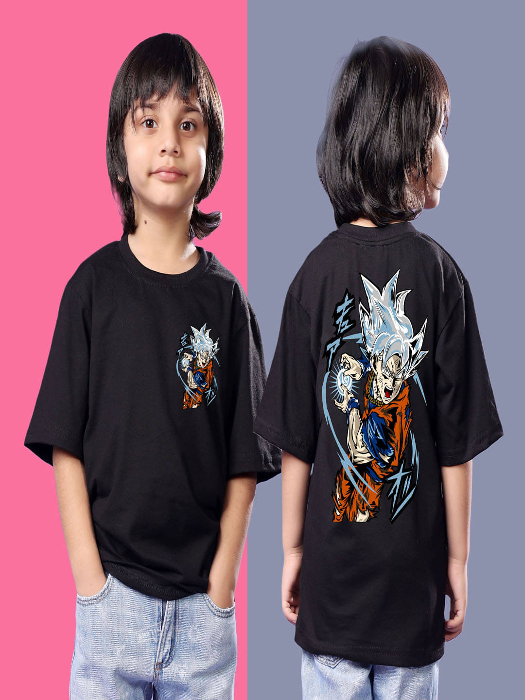     			SWIFTLY Pack of 1 Boys Cotton T-Shirt ( Black )
