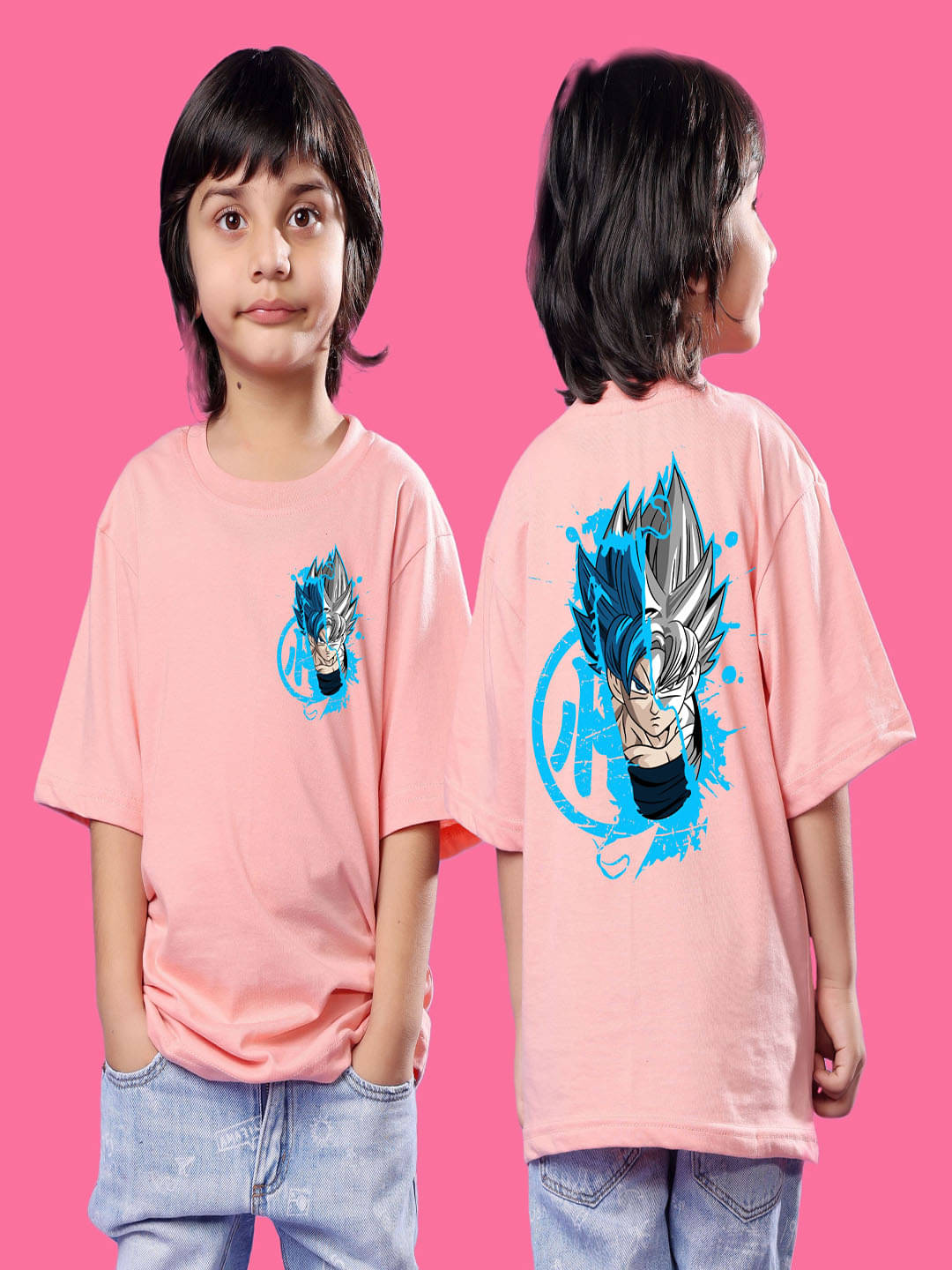     			SWIFTLY Pack of 1 Boys Cotton T-Shirt ( Peach )